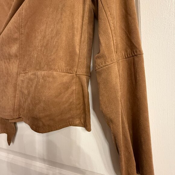 Max Studio Suede Western Open Jacket - Picture 3 of 5